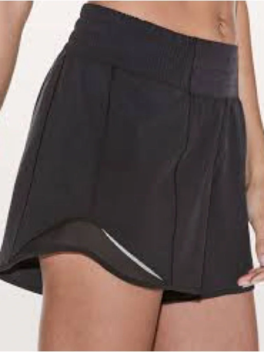 lululemon athletica Black Athletic Skort
